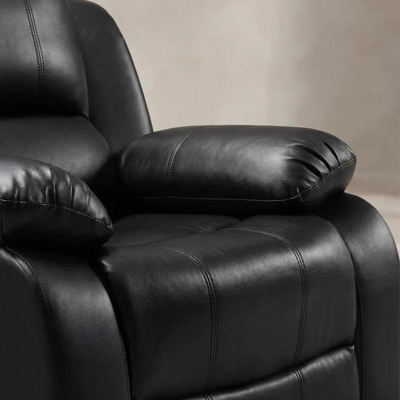 valencia-black-leather-electric-2-1-1-seater-recliner