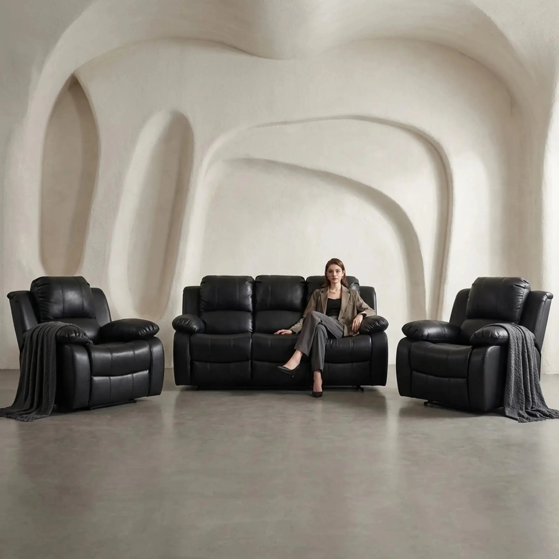 valencia-black-3-1-1-manual-recliner-sofa-set