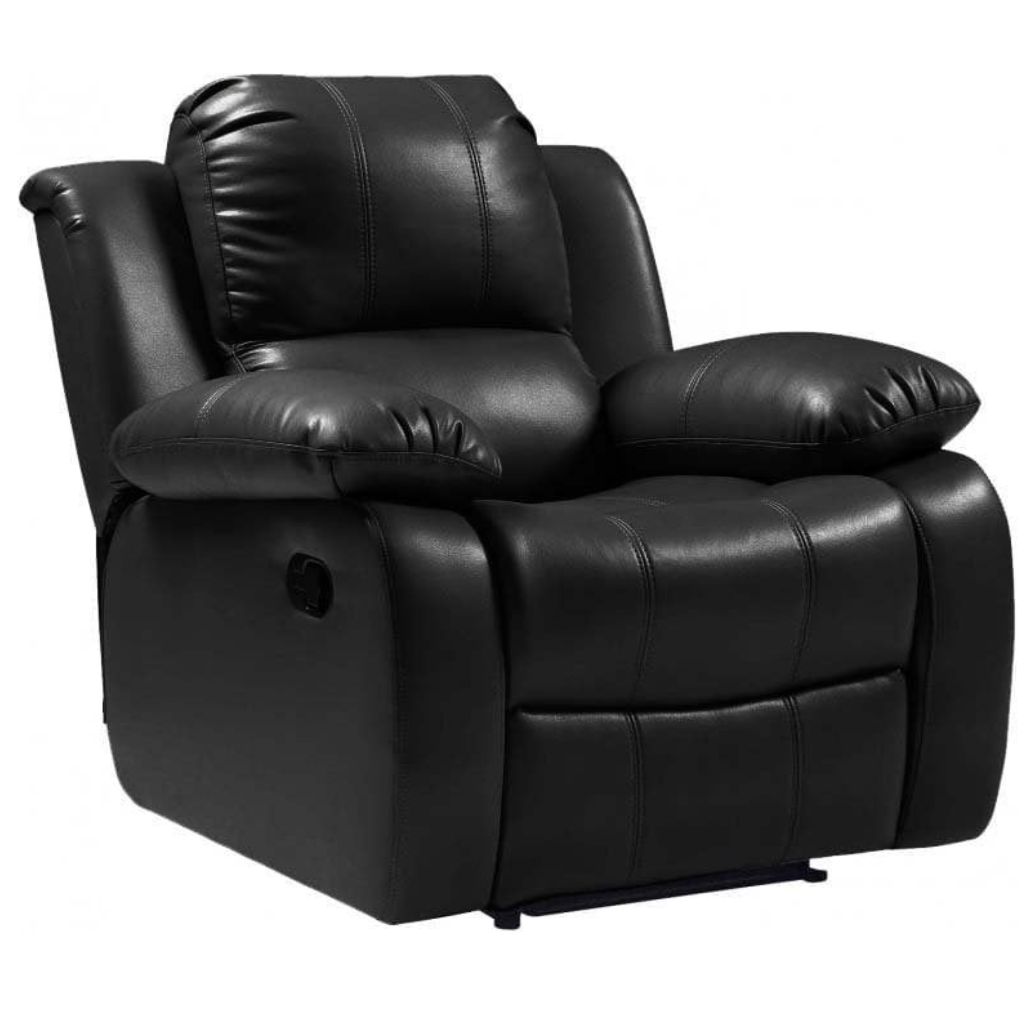 Leather Recliner Chair – Manual Control