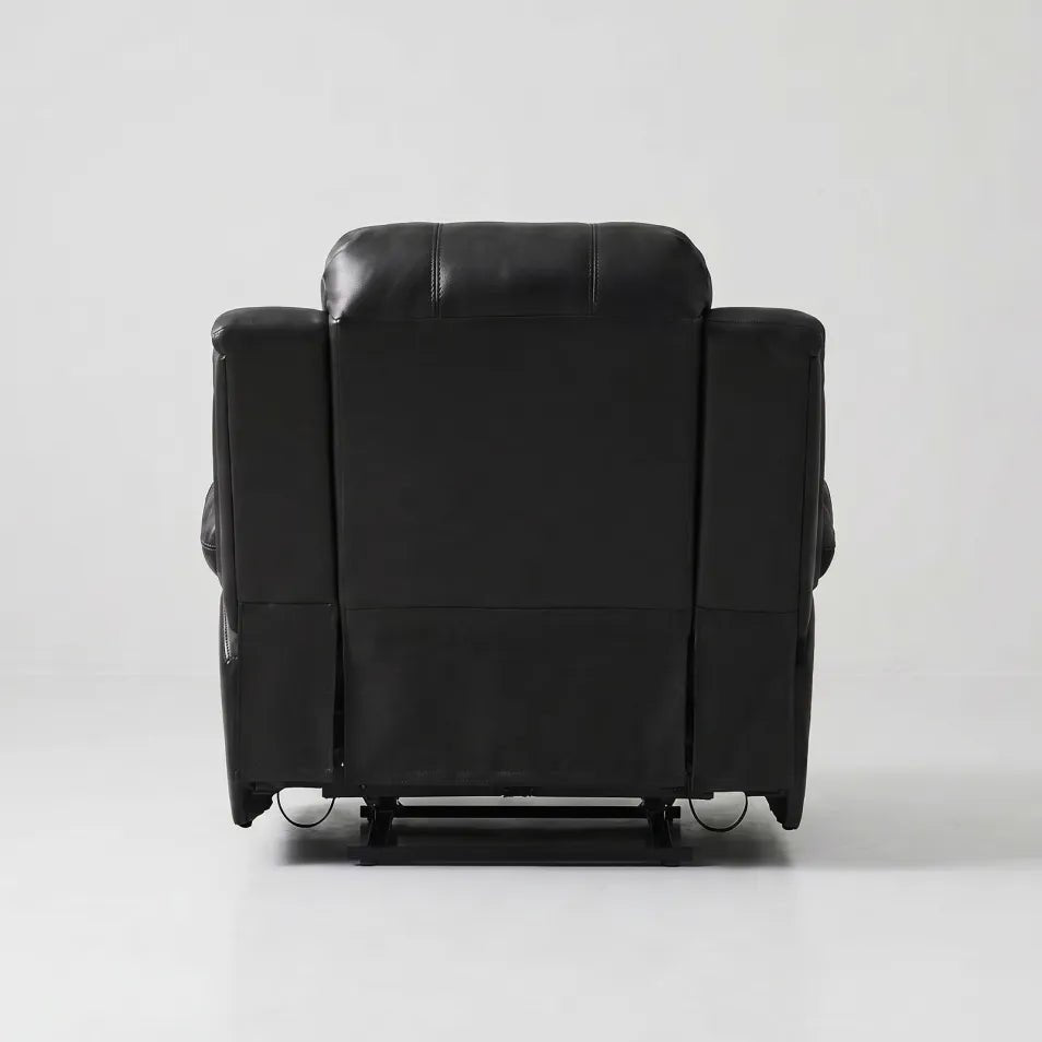valencia-black-manual-leather-recliner-chair