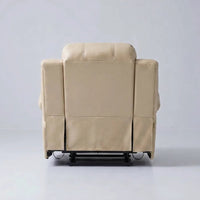 Valencia Cream Leather Electric Recliner 3+1 Sofa Set