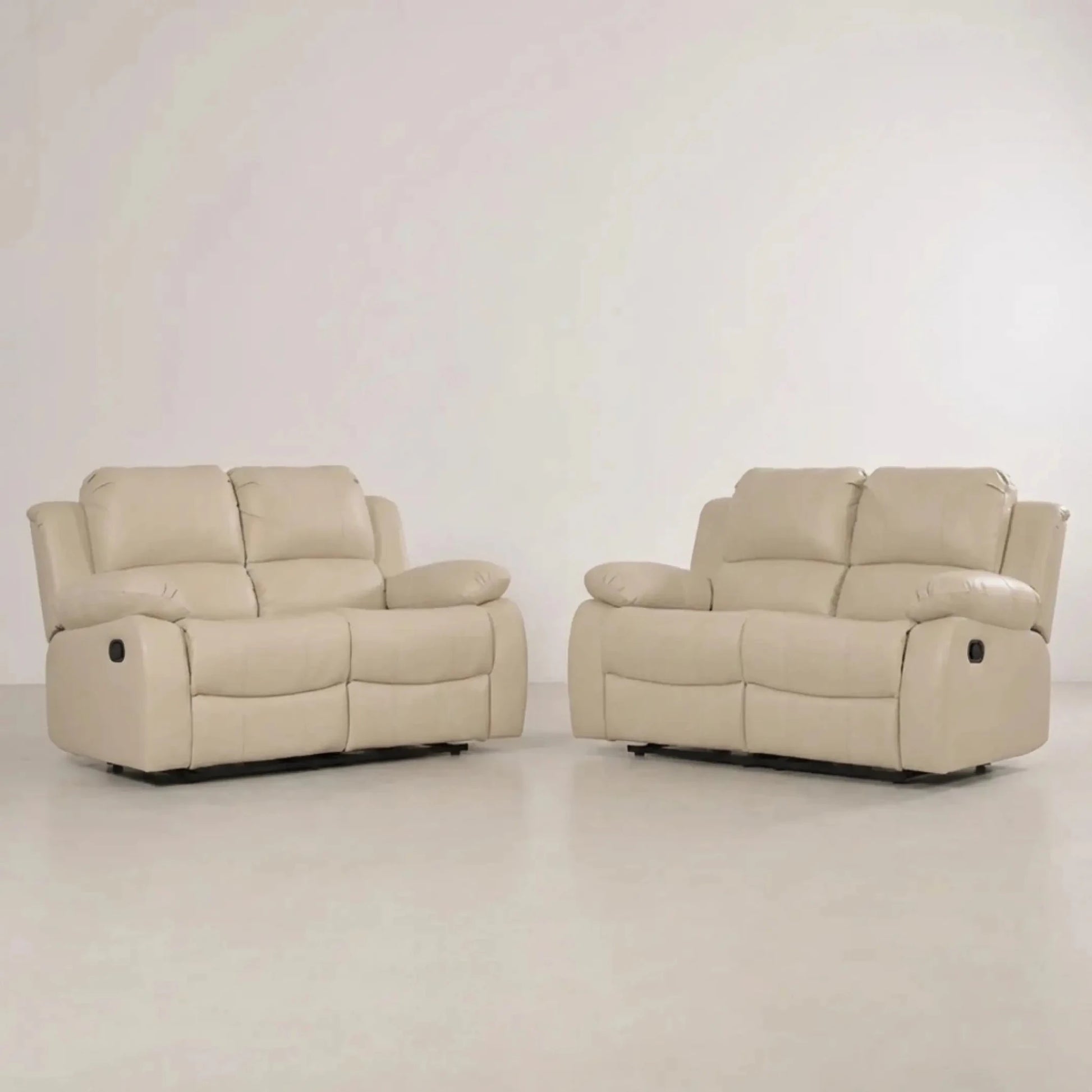 Leather Recliner 2+2 Seater Sofa Set