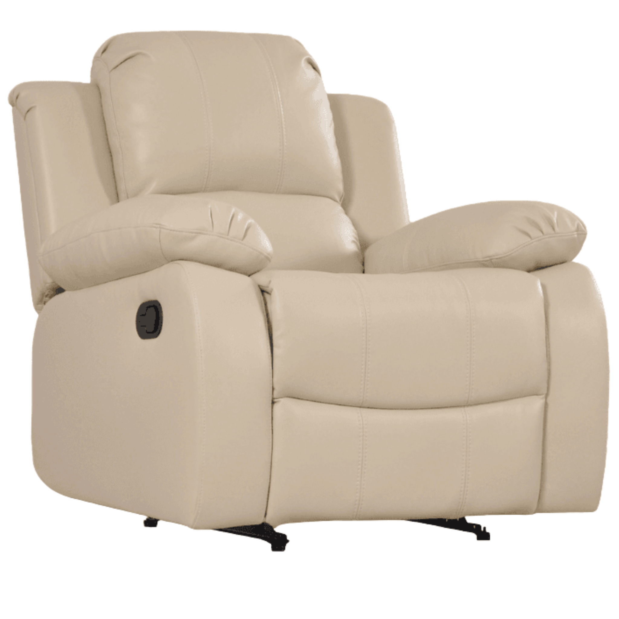 Leather Manual Recliner Armchair