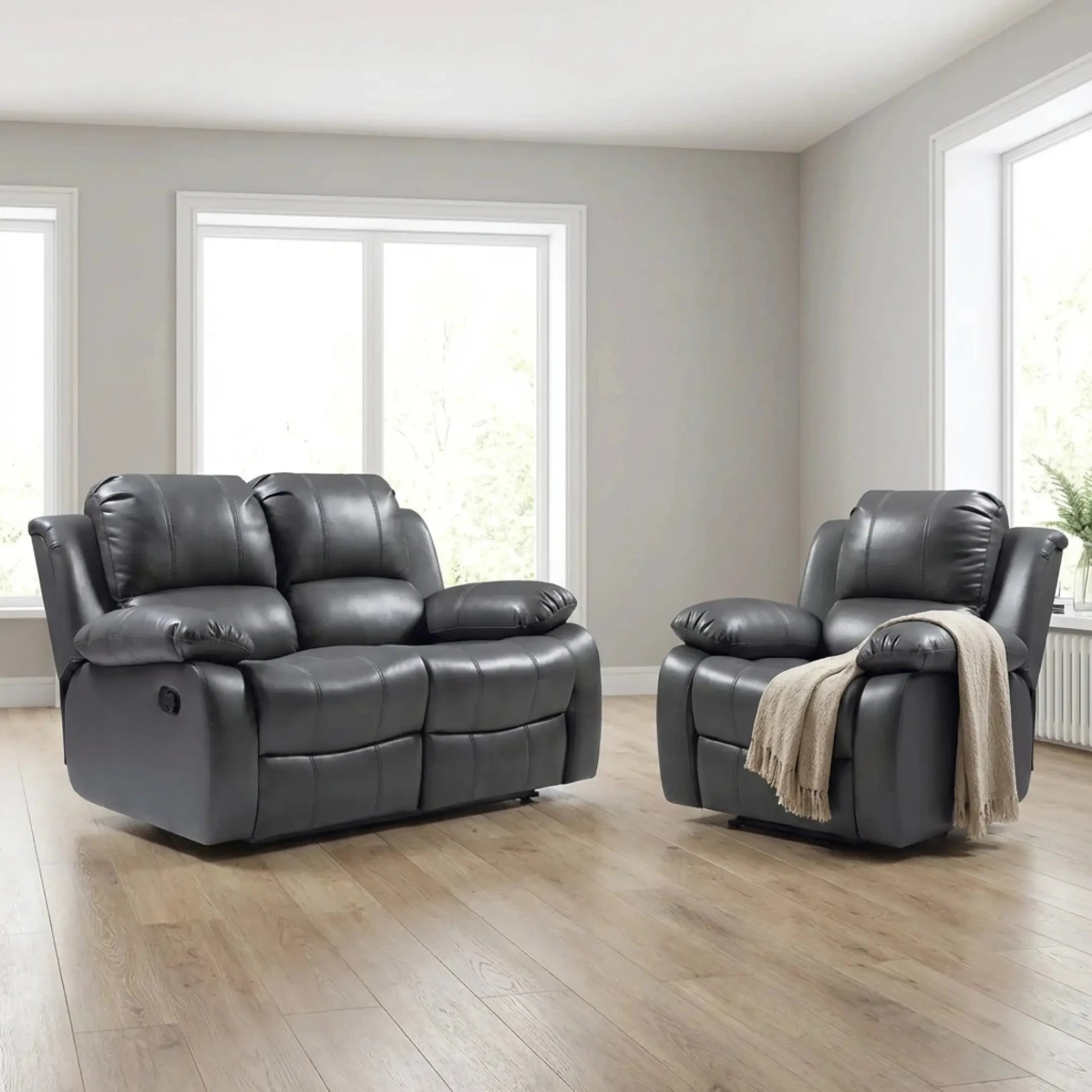 Manual Recliner 2+1 Seater Sofa Set