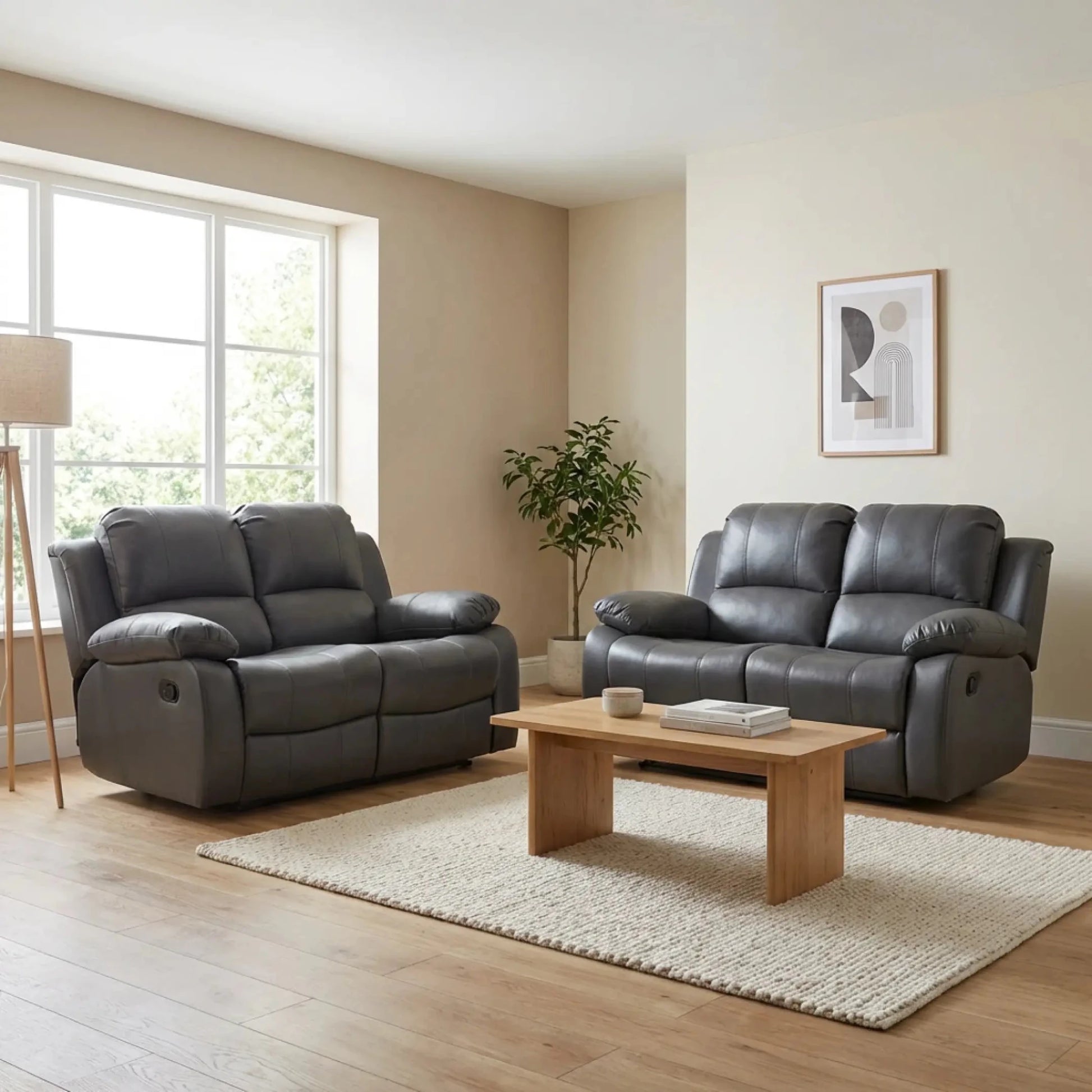valencia-grey-manual-leather-2-2-seater-set
