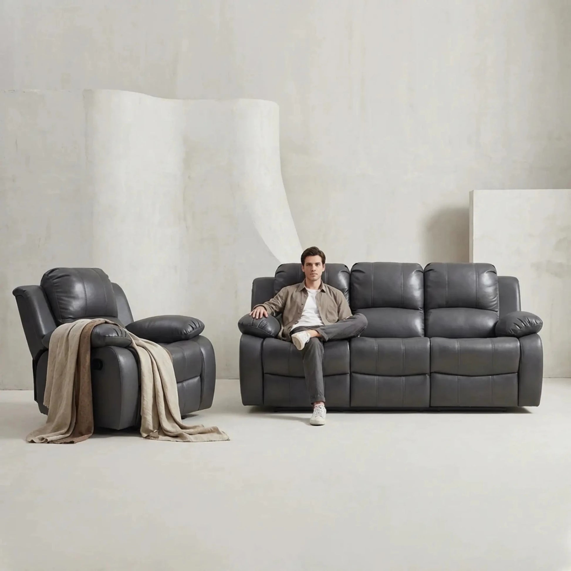 valencia-grey-leather-3-1-recliner-sofa-set