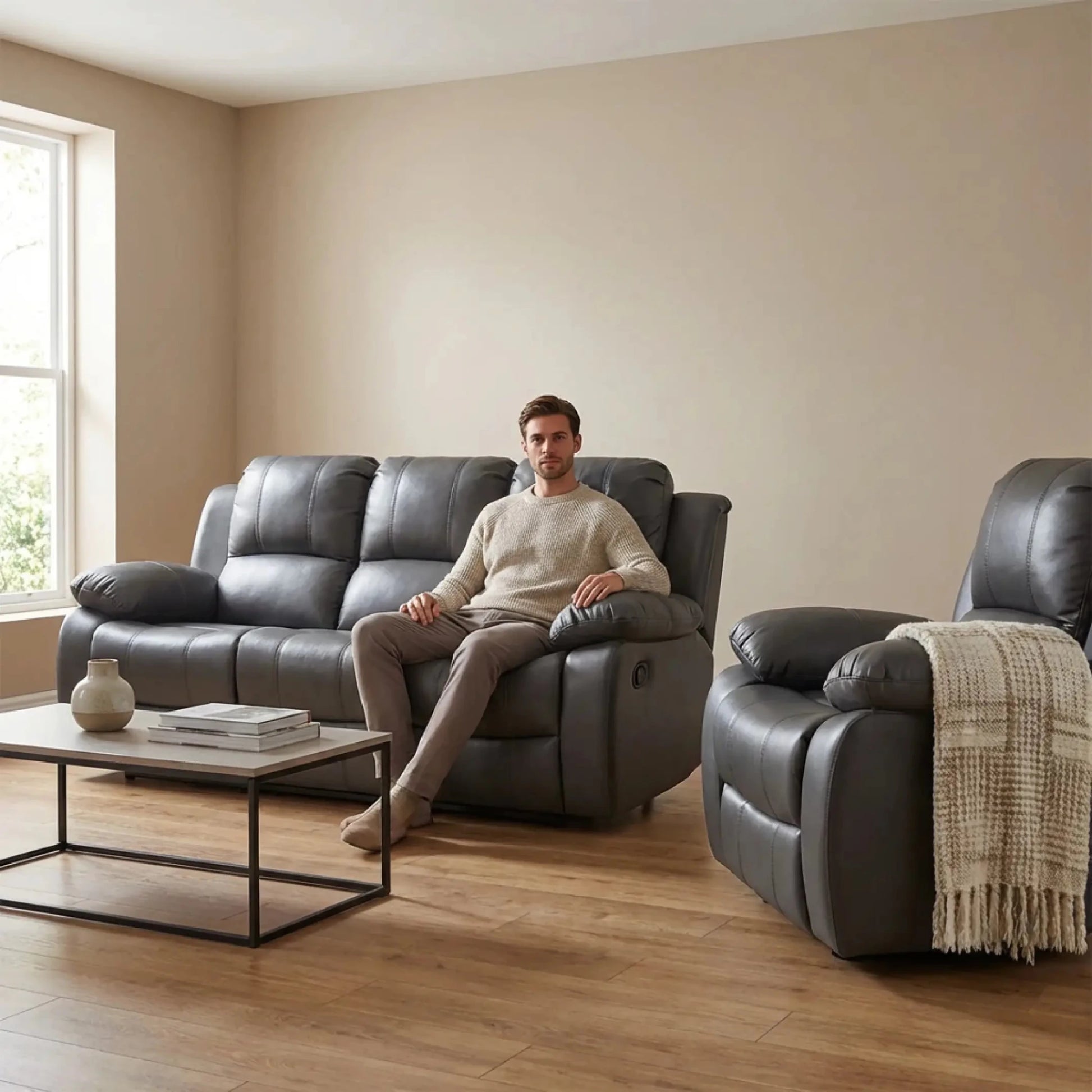 valencia-grey-3-1-manual-recliner-sofa-set