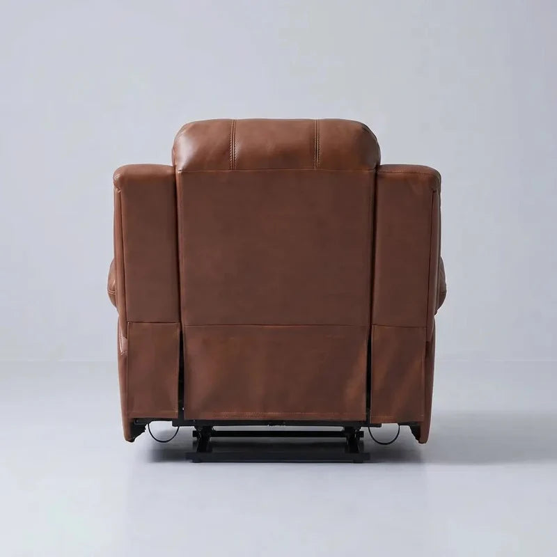 Valencia Tan Leather Manual Recliner