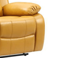 Valencia Mustard Leather Manual Recliner 3+2+1 Seater Sofa Set - Furniture Instore