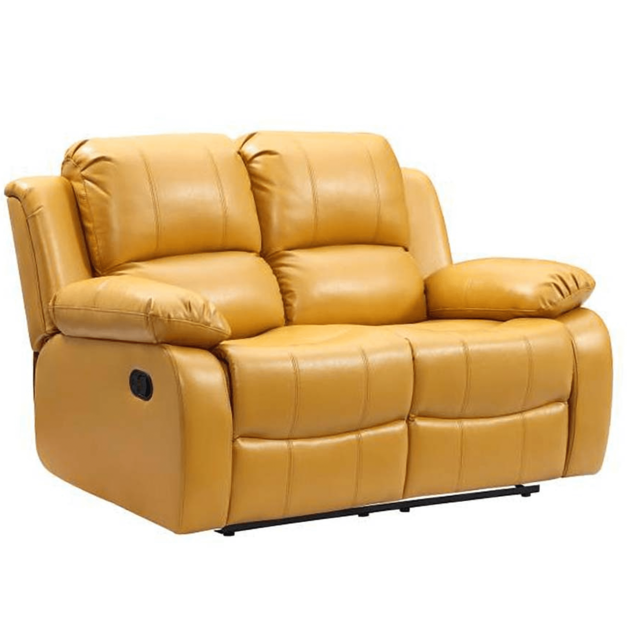 Leather Manual Recliner 2 Seater Recliner Sofa