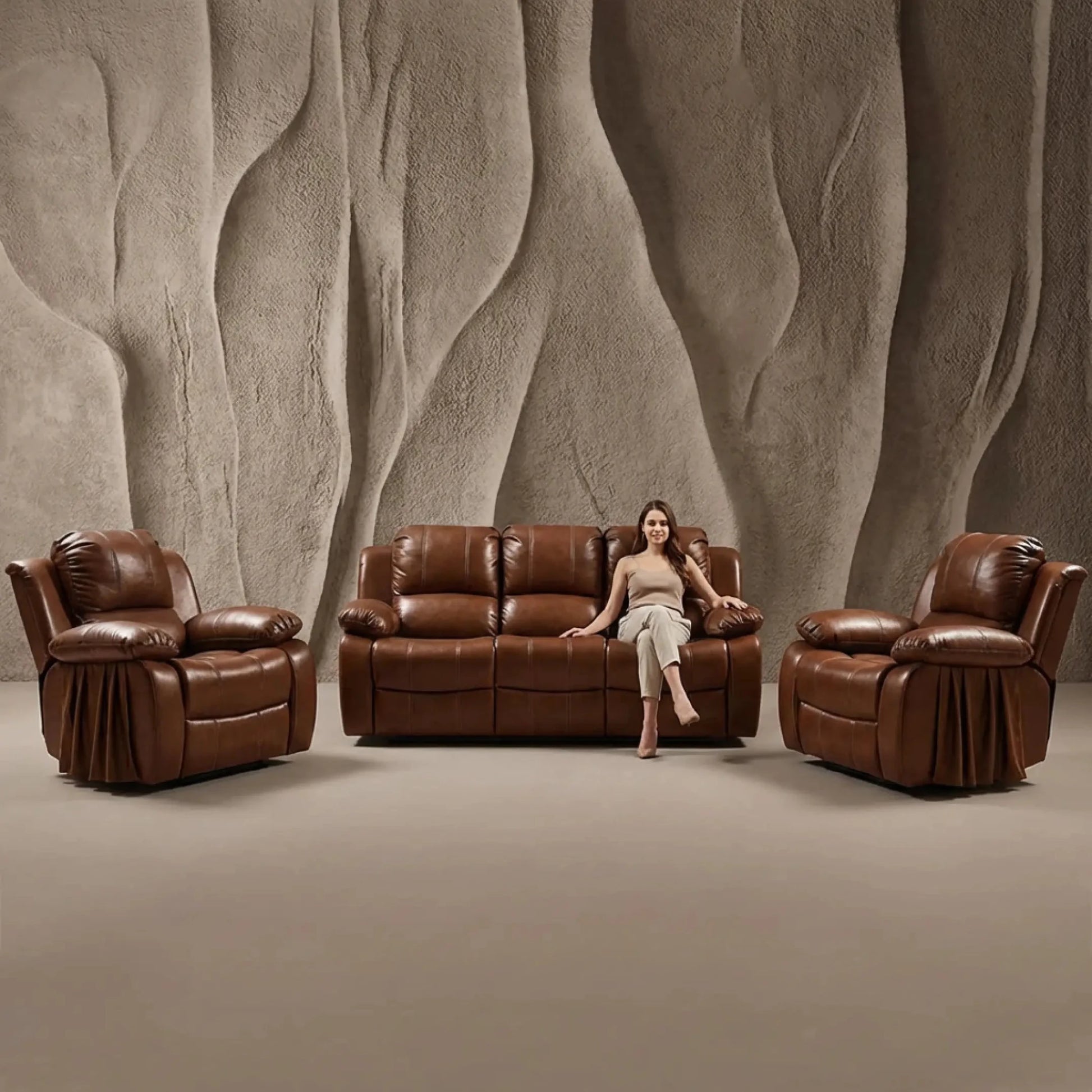 3+1+1 Seater Sofa Set