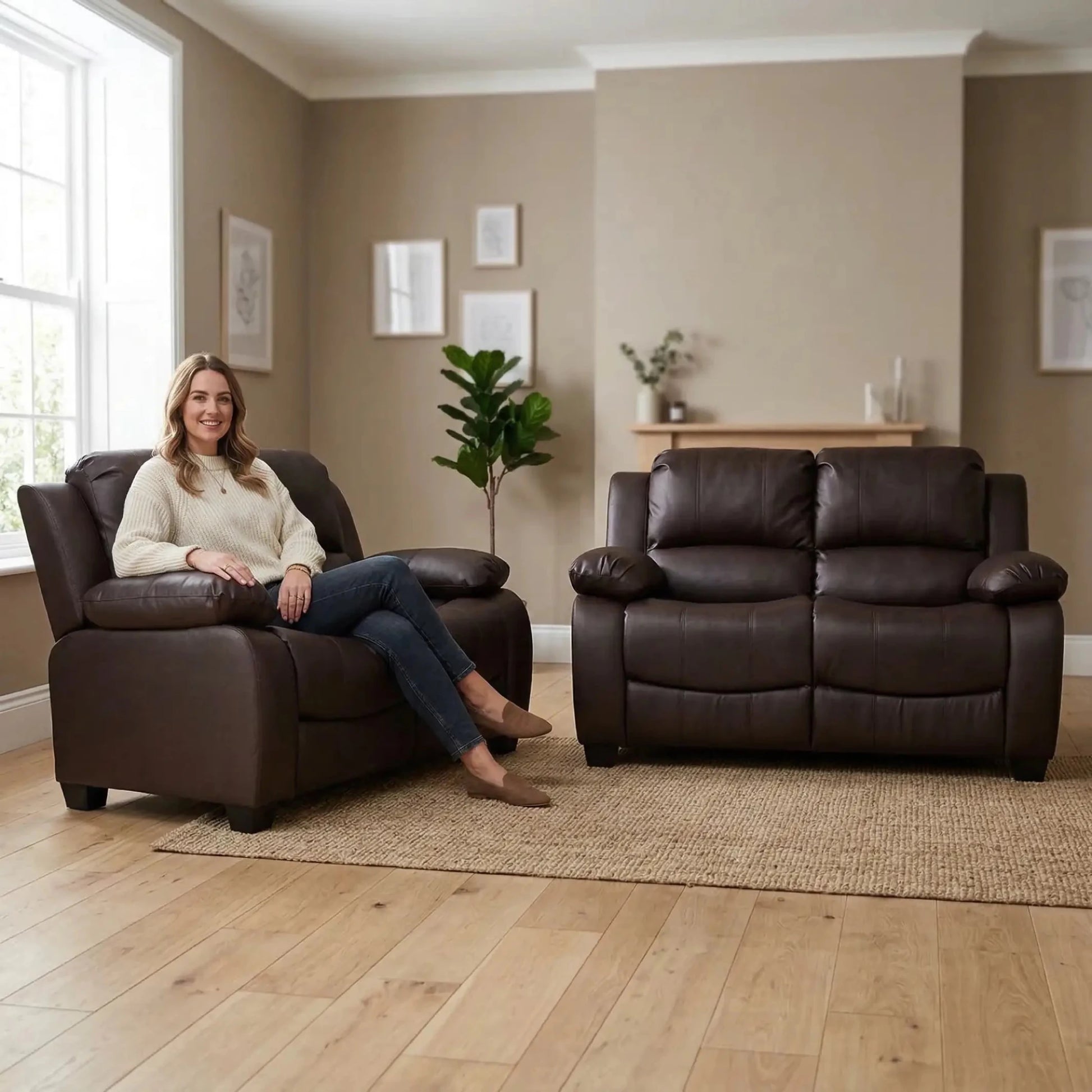 valerie-brown-leather-modern-2-2-sofa-set