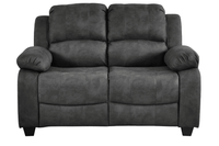 Valerie Charcoal Fabric 2 Seater Sofa