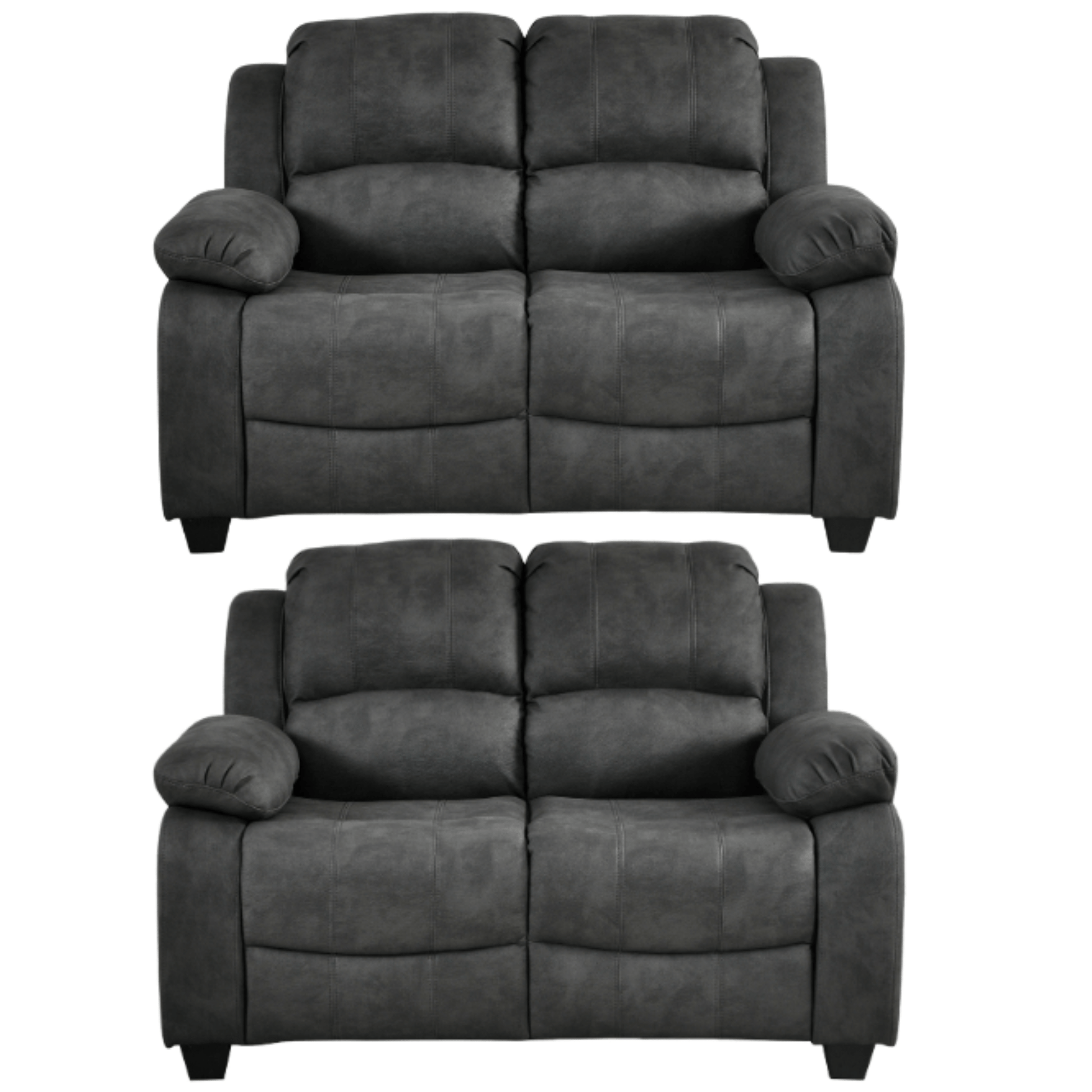 Valerie charcoal 2 2 seater sofa