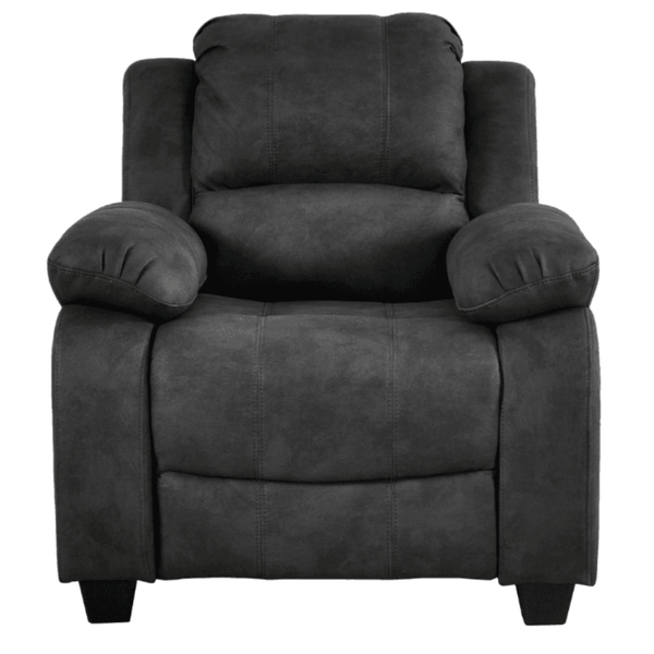 Valerie Charcoal Fabric Armchair