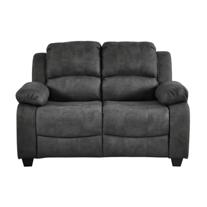 Valerie charcoal fabric 2 seater sofa 