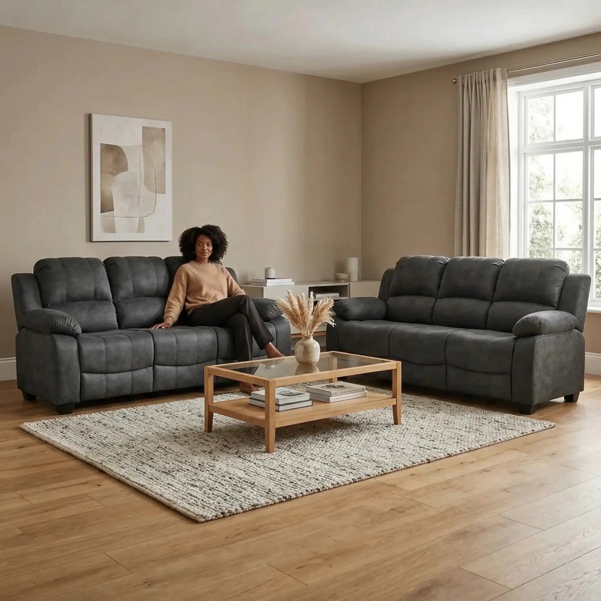 valerie-charcoal-fabric-3-3-seater-sofa-set