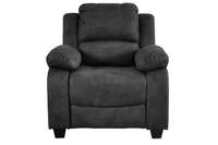 Valerie Charcoal Fabric Armchair