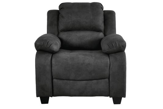Valerie Charcoal Fabric Armchair