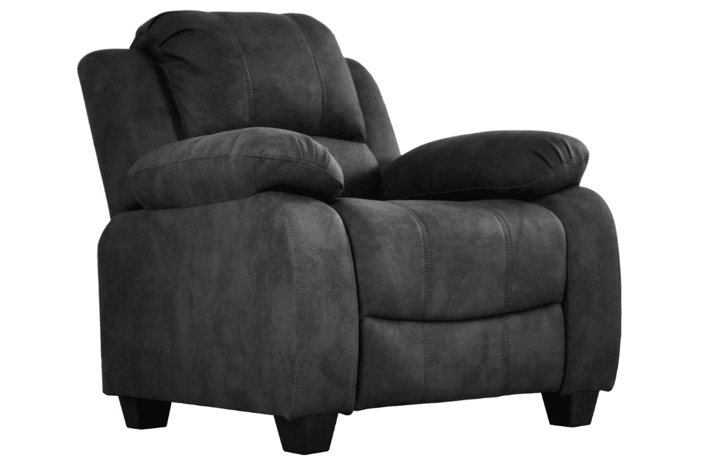 Valerie Charcoal Fabric Armchair - Furniture Instore
