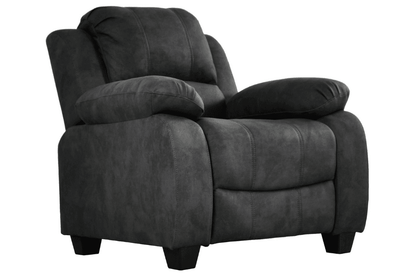 Valerie Charcoal Fabric Armchair - Furniture Instore