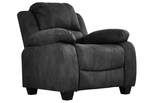 Valerie Charcoal Fabric Armchair - Furniture Instore