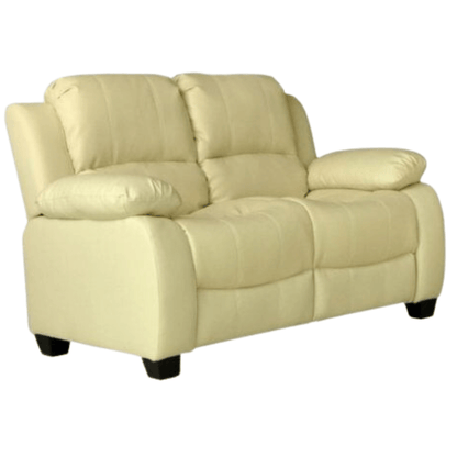 Valerie Cream Leather Modern 3+2+1 Seater Sofa Set - Furniture Instore