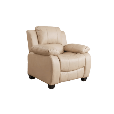 Valerie Cream Leather Armchair