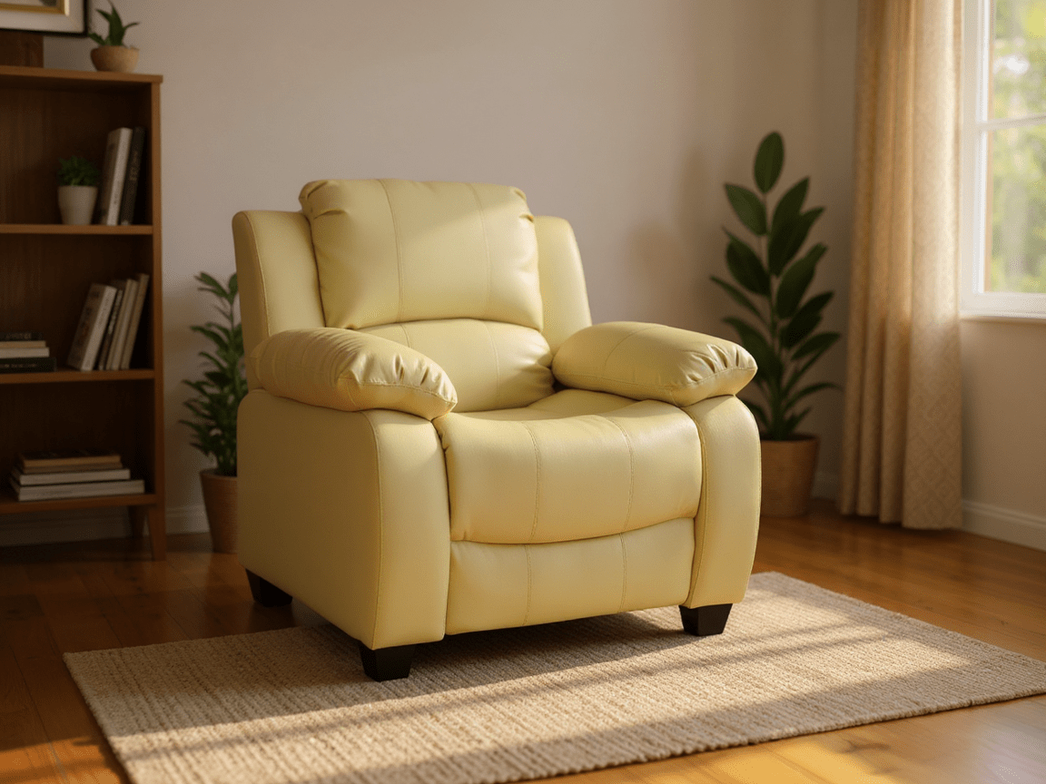 Valerie Cream Leather Modern 3+2+1 Seater Sofa Set - Furniture Instore