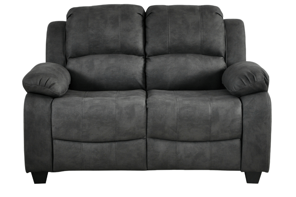Valerie Charcoal Fabric 2+1+1 Seater Sofa Set - Furniture Instore