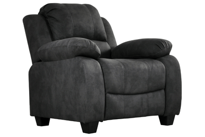 Valerie Charcoal Fabric 2+1+1 Seater Sofa Set - Furniture Instore