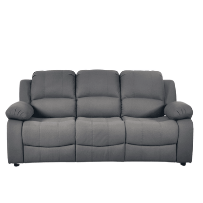 Gray sofa on a white background