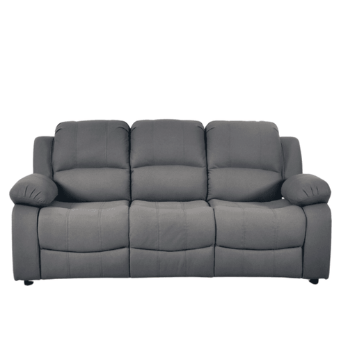 Valerie Grey Fabric 3 Seater Sofa