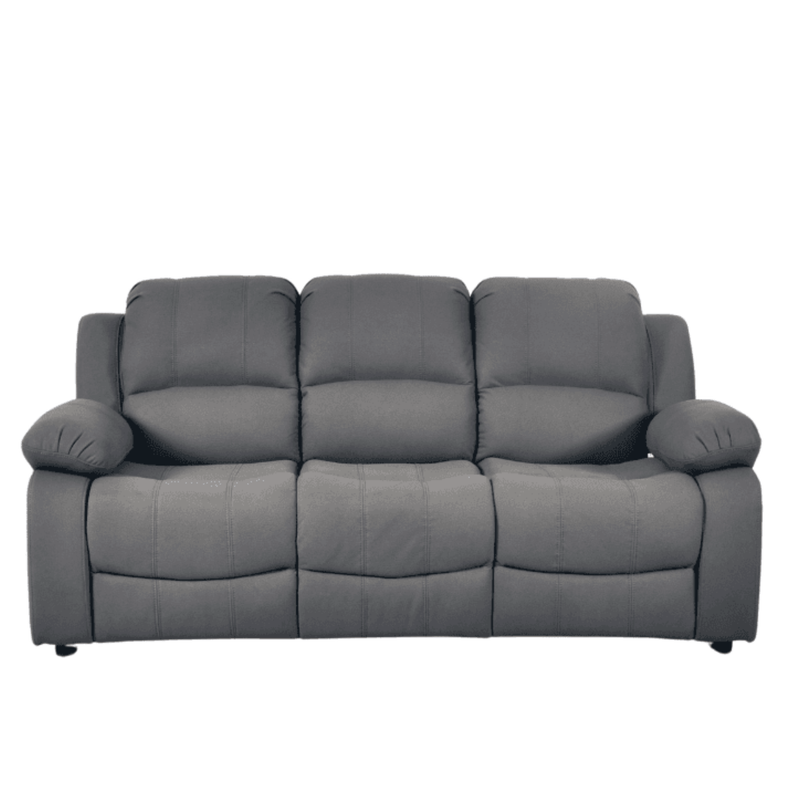 Gray sofa on a white background
