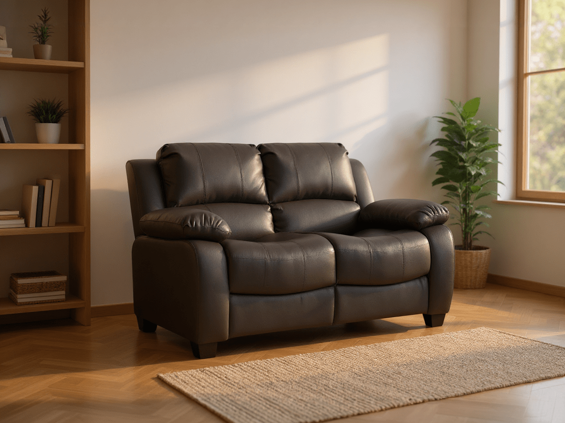 Valerie Grey Leather 3+2+1 Seater Sofa Set - Furniture Instore