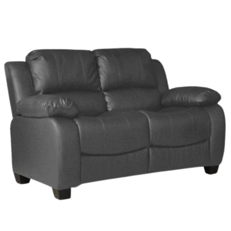 Valerie Grey Leather 3+2+1 Seater Sofa Set - Furniture Instore