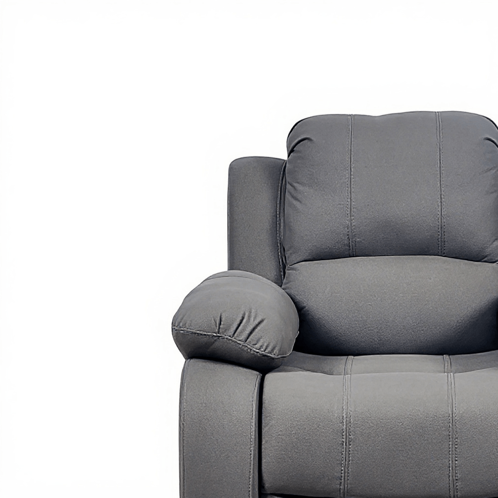 Valerie Grey Leather 3+2+1 Seater Sofa Set - Furniture Instore
