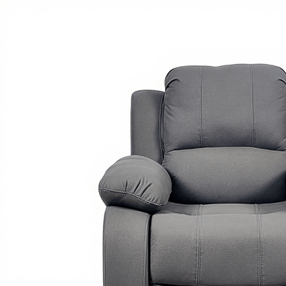 Valerie Grey Leather 3+2+1 Seater Sofa Set - Furniture Instore