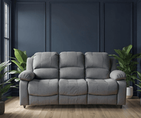 Valerie Grey Fabric Sofa Modern 3+2+1 Seater Sofa Set - Furniture Instore