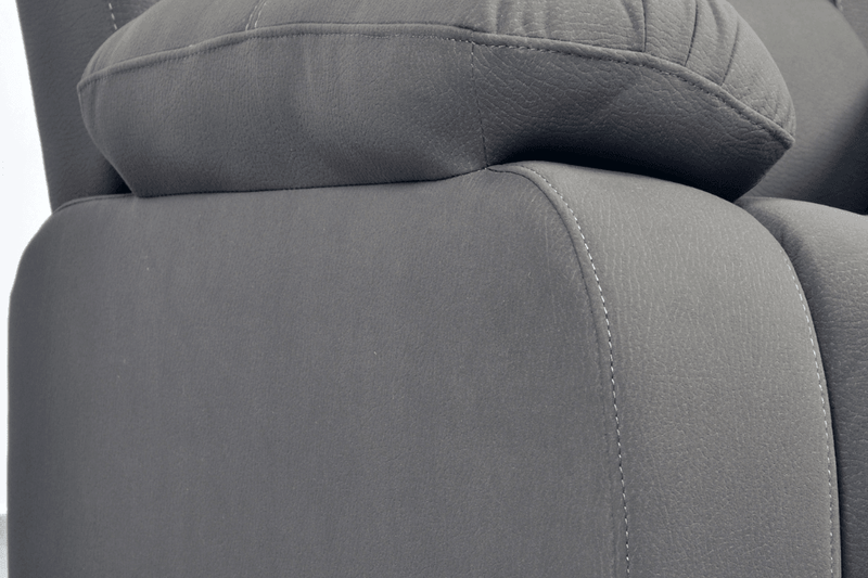Close-up of the Valerie Grey Fabric Armchair – FurnitureInStore