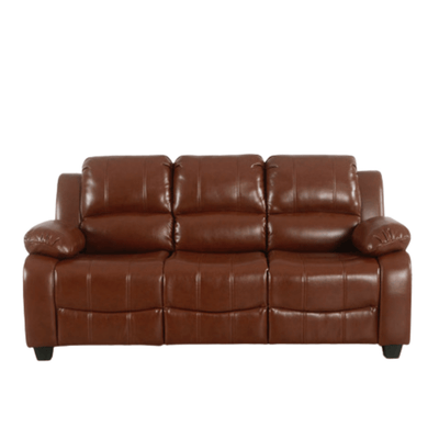Valerie Tan Leather 3 Seater Sofa