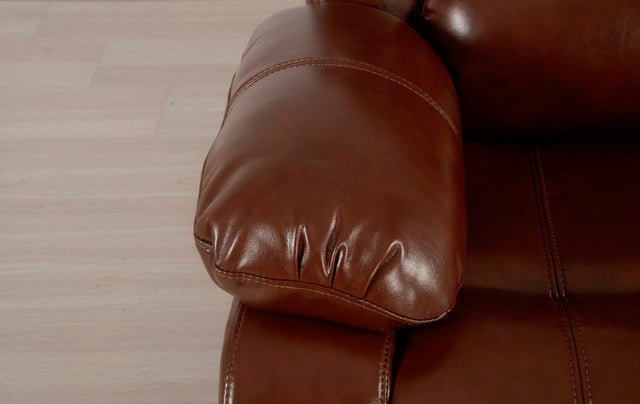 Valerie Tan Leather 3 Seater Sofa - Furniture Instore