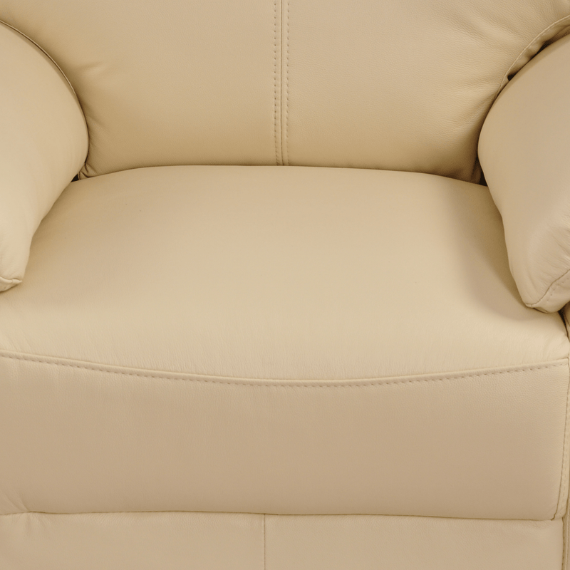 Vantage Cream armchair, close-up in room setting, stylish and comfortable living room seating