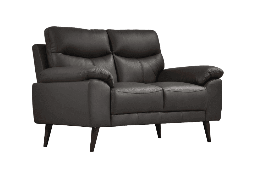 Vantage Genuine Leather Grey 2+1+1 Seater Sofa Set