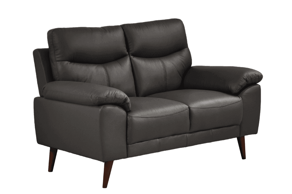 Vantage Genuine Leather Grey 2+1+1 Seater Sofa Set