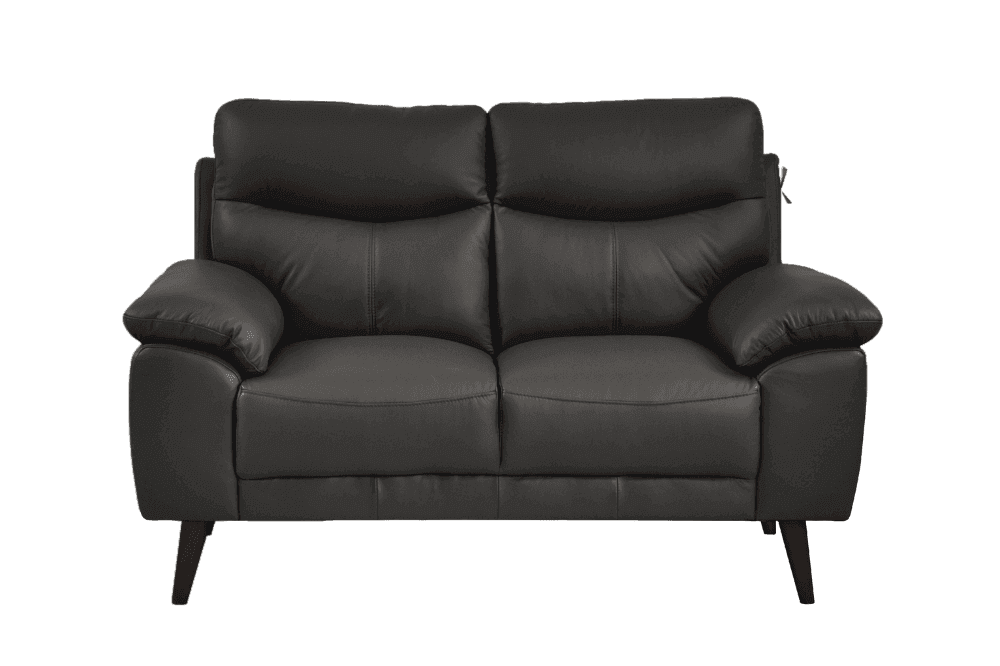 Vantage Genuine Leather Grey 2+1+1 Seater Sofa Set
