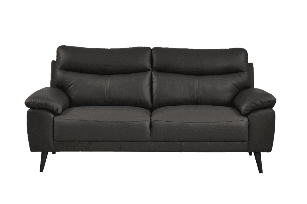 Vantage Genuine Leather Grey 3+2+1 Seater Sofa Set