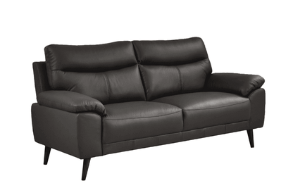 Vantage Genuine Leather Grey 3+2+1 Seater Sofa Set