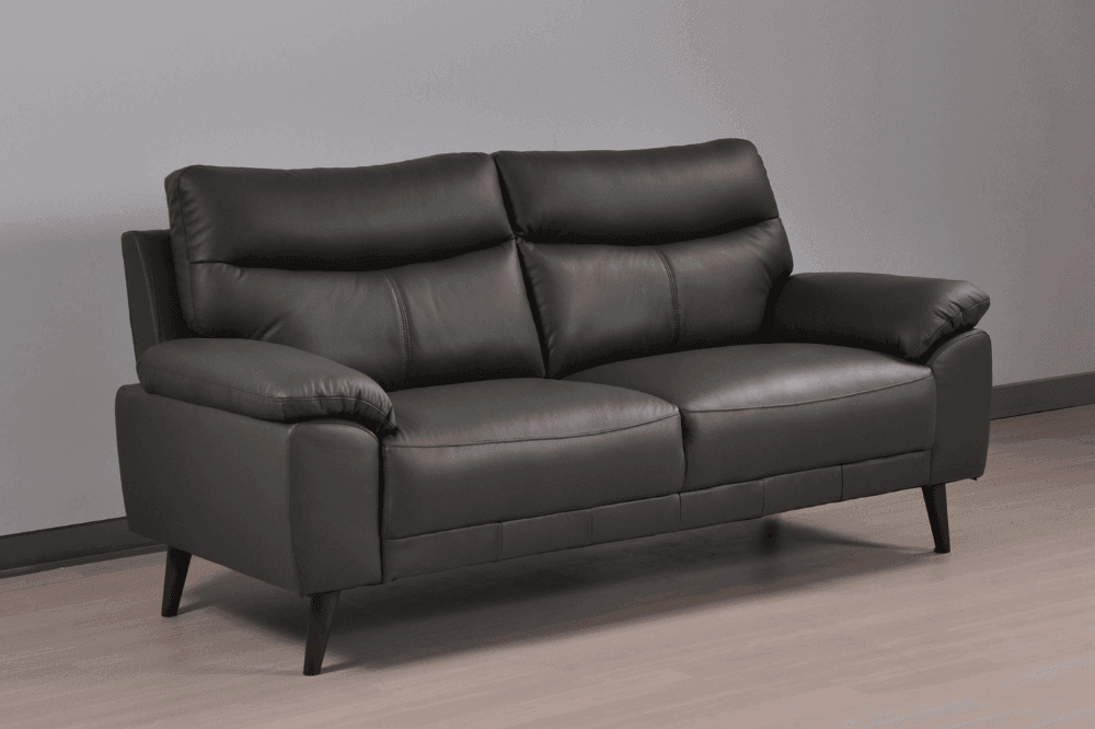 Vantage Genuine Leather Grey 3+2+1 Seater Sofa Set
