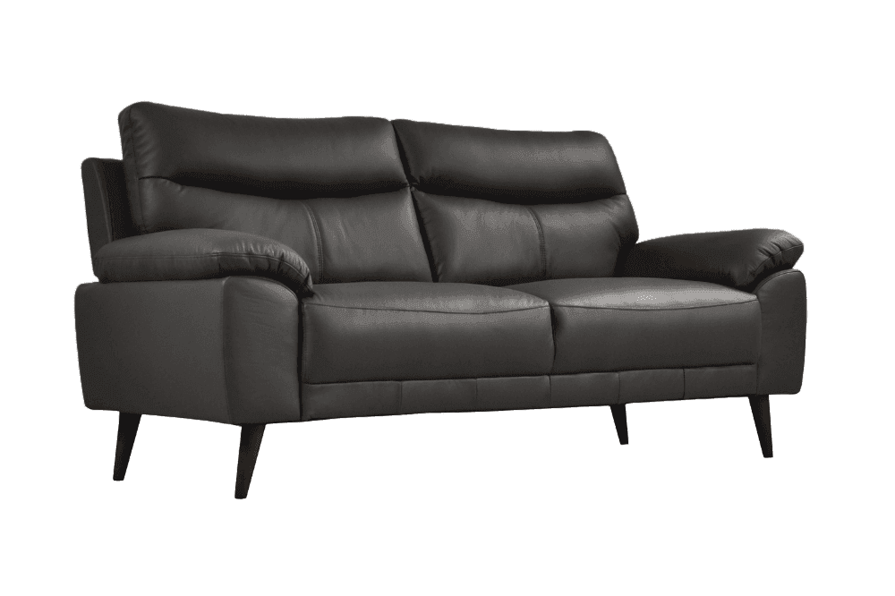 Vantage Genuine Leather Grey 3+2+1 Seater Sofa Set